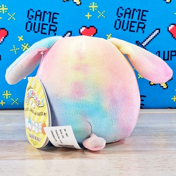 Squishmallow Candy the Bunny 4.5" UltraSoft Easter Holiday Plush Toy NWT - Picture 4 of 12